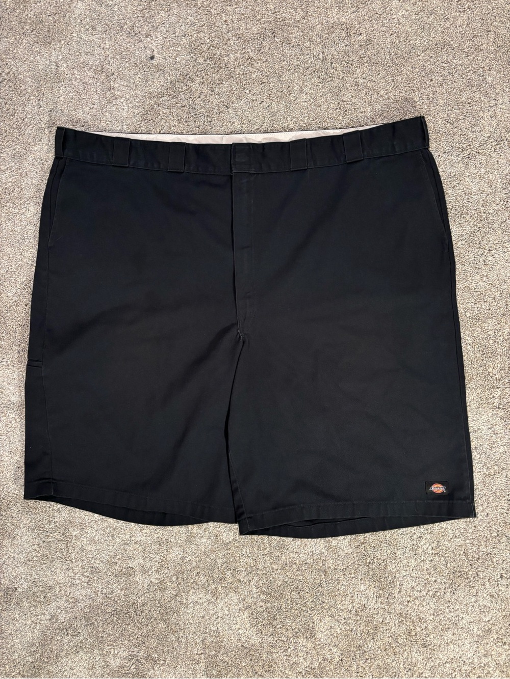 Dickies Men’s Black Twill Casual Shorts Loose Fit Slacks Plus Size 54